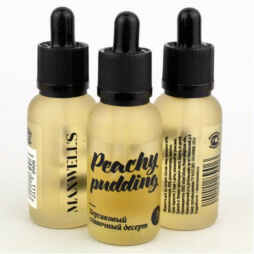 Купить Maxwells Peachy Pudding 3мг 30мл
